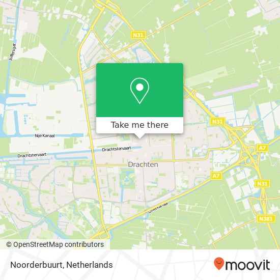 Noorderbuurt map