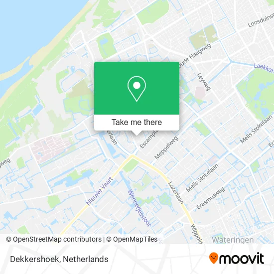 Dekkershoek map