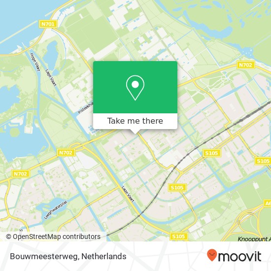 Bouwmeesterweg Karte