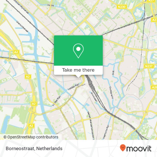 Borneostraat map