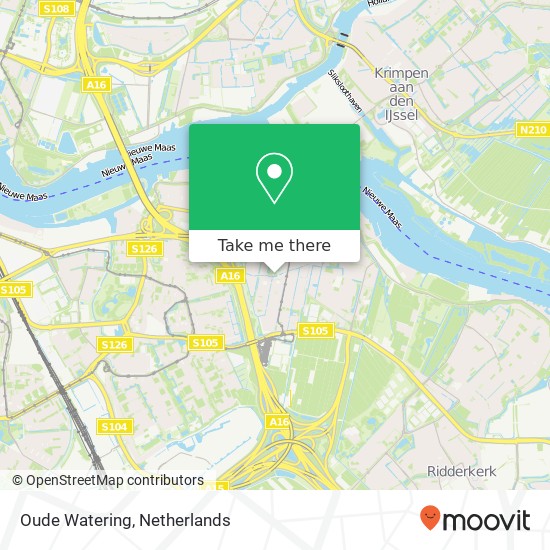 Oude Watering map