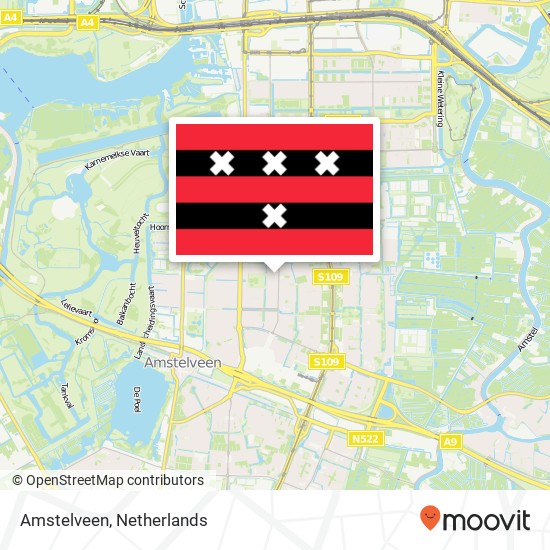 Amstelveen map