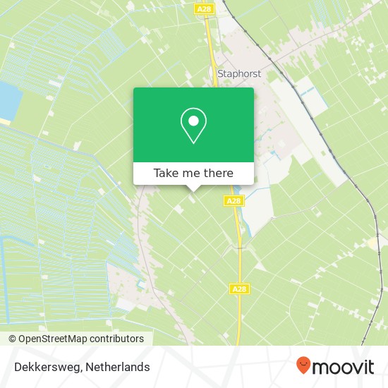 Dekkersweg map