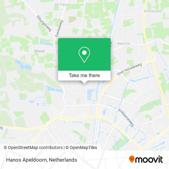 Hanos Apeldoorn map