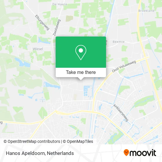 Hanos Apeldoorn map