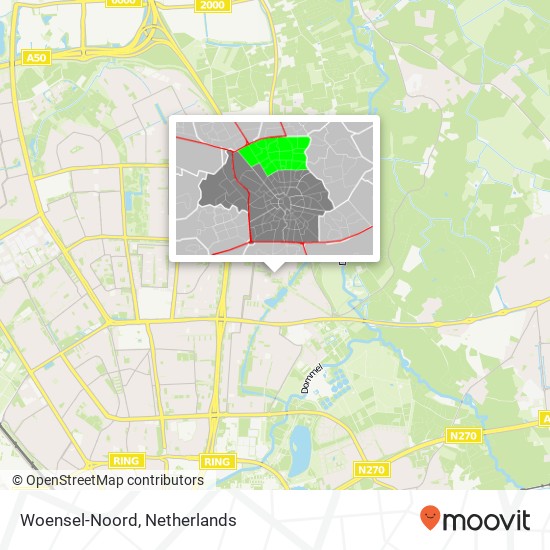 Woensel-Noord map