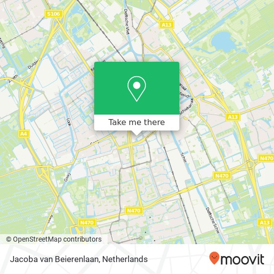 Jacoba van Beierenlaan map