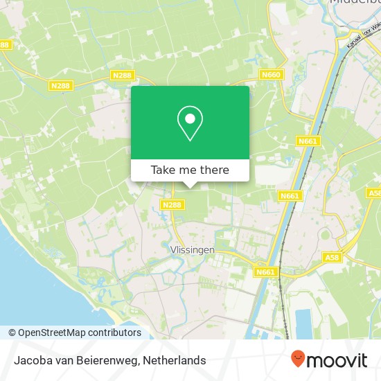 Jacoba van Beierenweg map