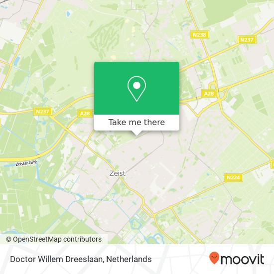 Doctor Willem Dreeslaan map