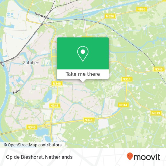 Op de Bieshorst map