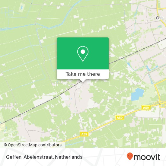 Geffen, Abelenstraat map