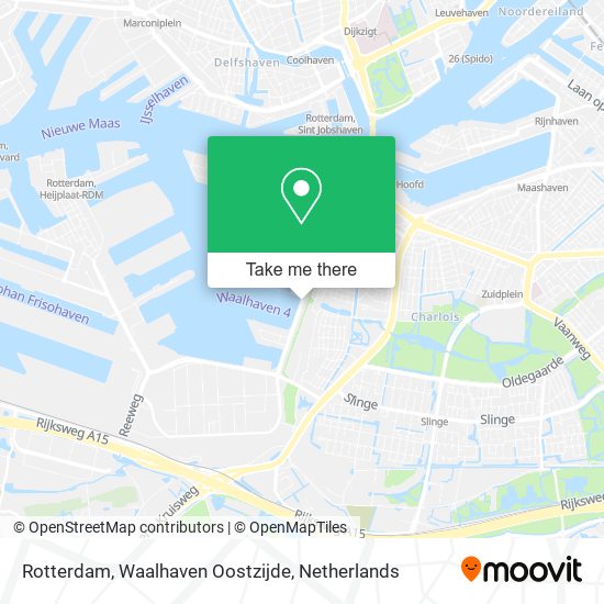 Rotterdam, Waalhaven Oostzijde map