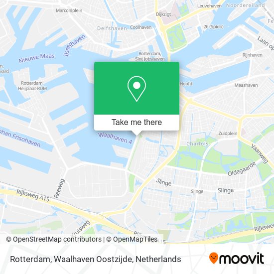 Rotterdam, Waalhaven Oostzijde Karte