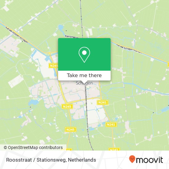 Roosstraat / Stationsweg map