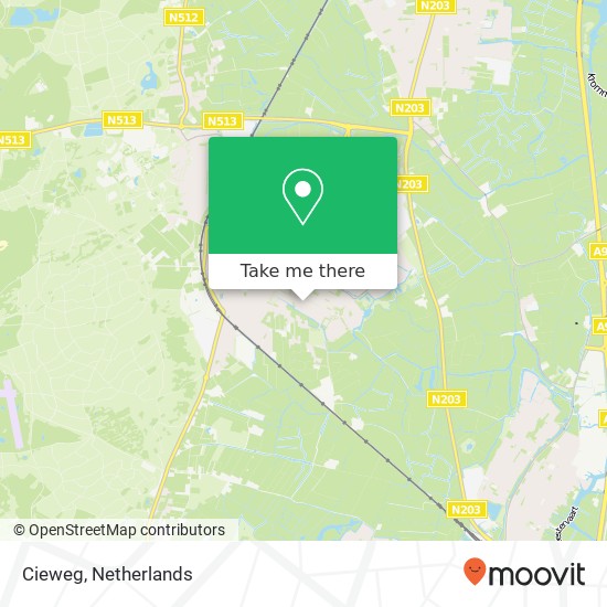 Cieweg map