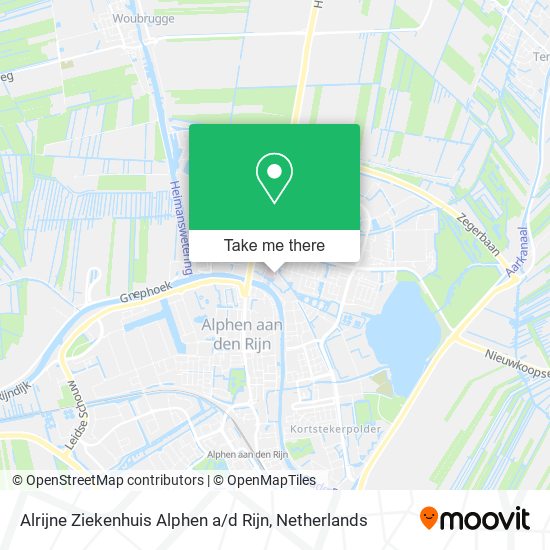 Alrijne Ziekenhuis Alphen a / d Rijn Karte