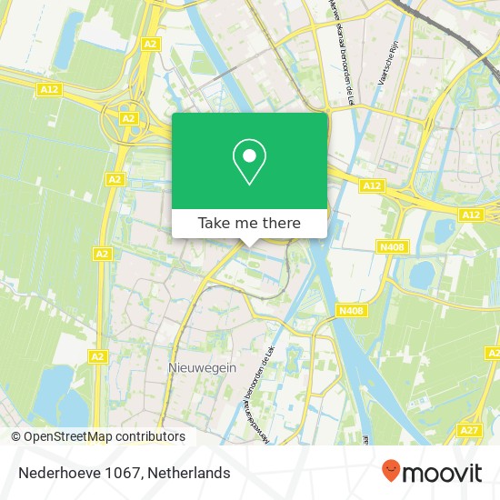 Nederhoeve 1067 map