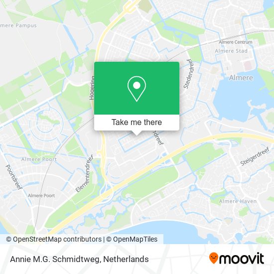 Annie M.G. Schmidtweg map
