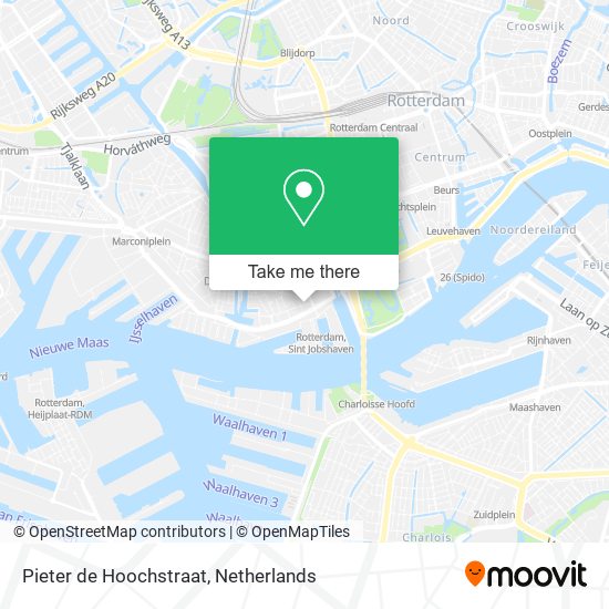 Pieter de Hoochstraat map