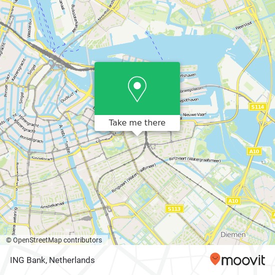 ING Bank map