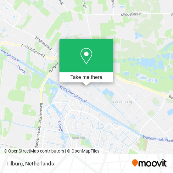 Tilburg map