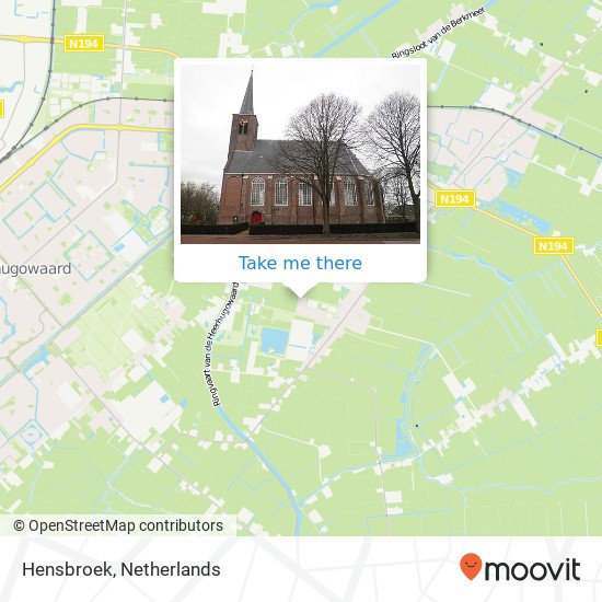 Hensbroek map