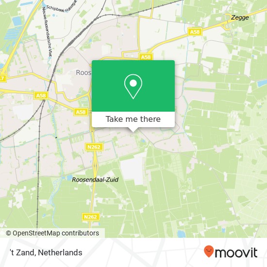 't Zand map