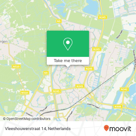 Vleeshouwerstraat 14 map