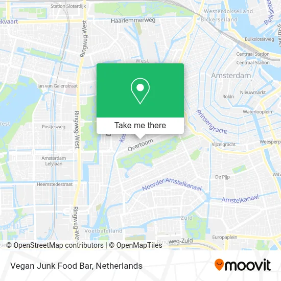 Vegan Junk Food Bar map