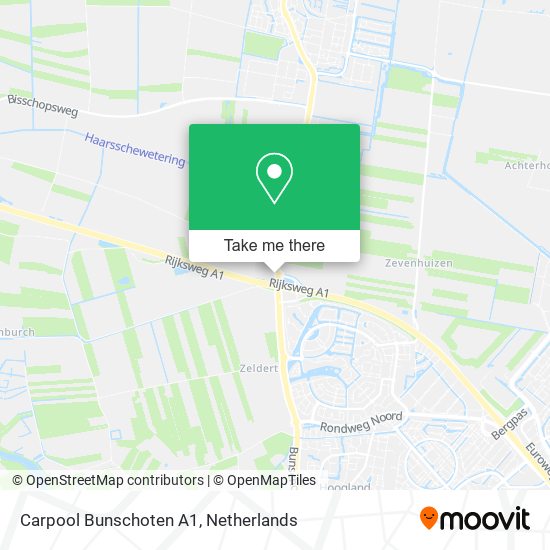 Carpool Bunschoten A1 map