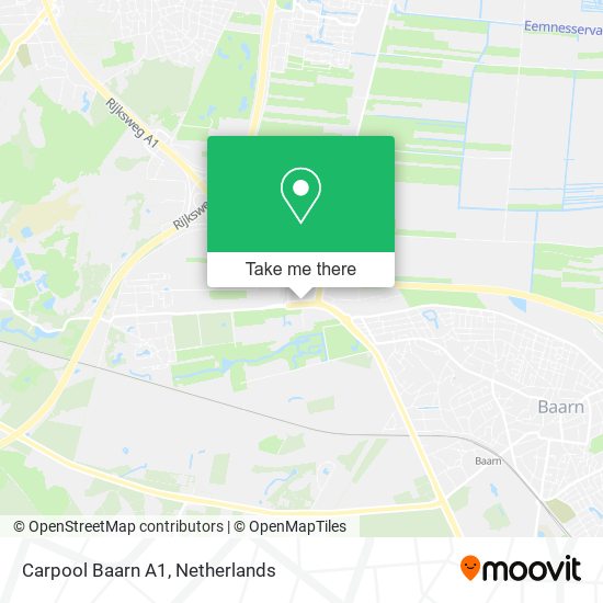 Carpool Baarn A1 map
