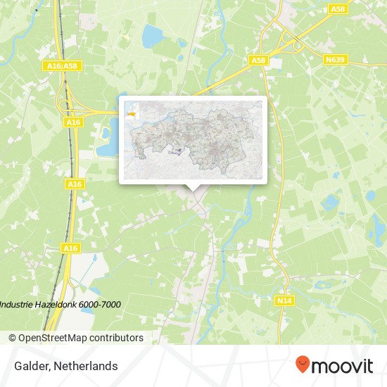 Galder map