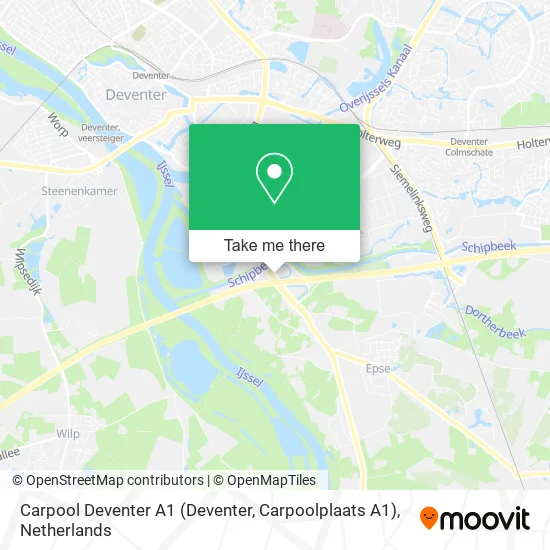 Carpool Deventer A1 (Deventer, Carpoolplaats A1) map