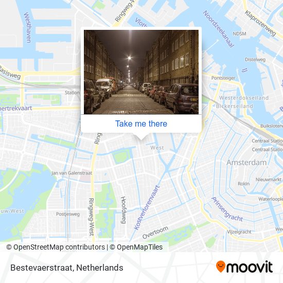 Bestevaerstraat map