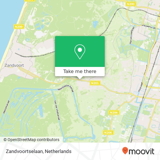 Zandvoortselaan map