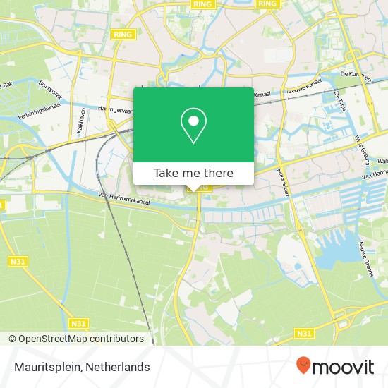 Mauritsplein map