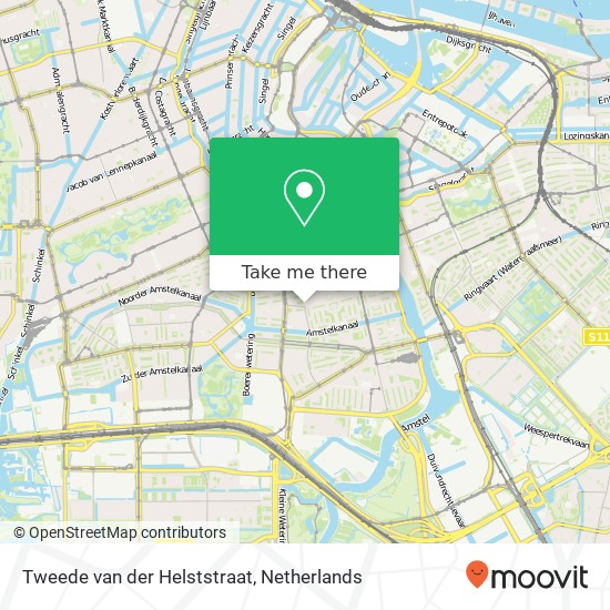 Tweede van der Helststraat map
