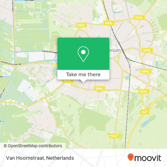 Van Hoornstraat map