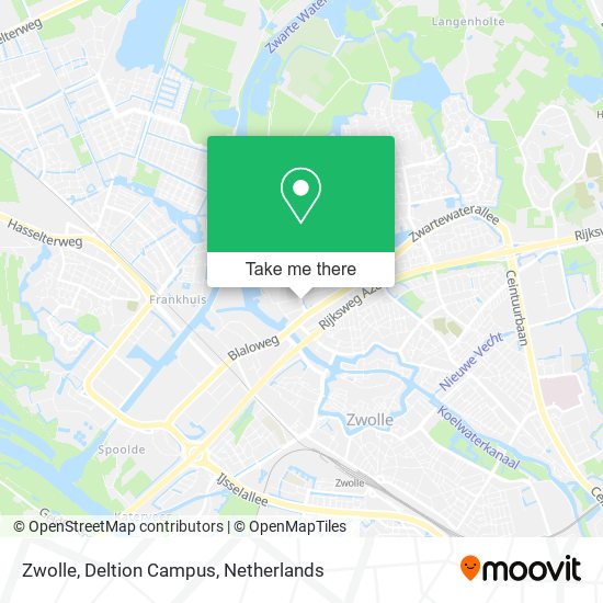 Zwolle, Deltion Campus map