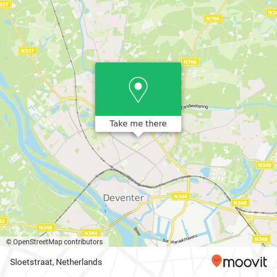 Sloetstraat map