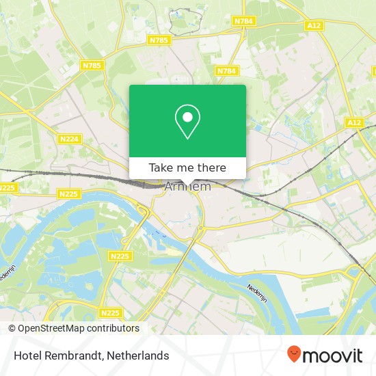 Hotel Rembrandt map
