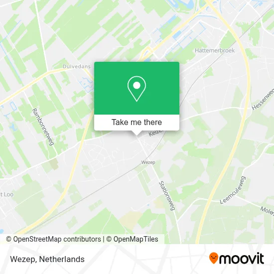Wezep map