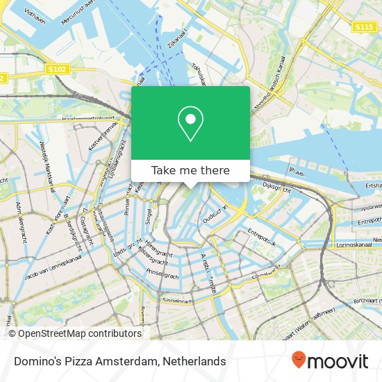 Domino's Pizza Amsterdam Karte