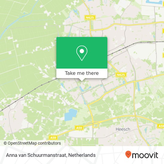 Anna van Schuurmanstraat map