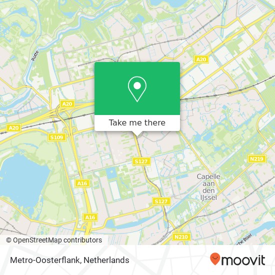 Metro-Oosterflank Karte