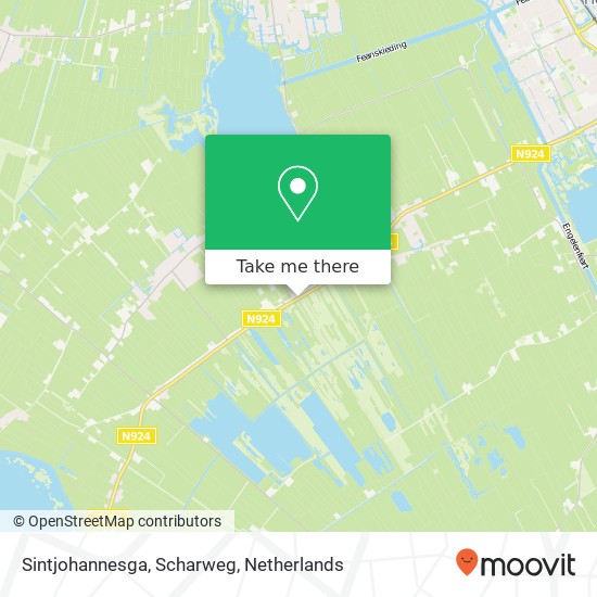Sintjohannesga, Scharweg map