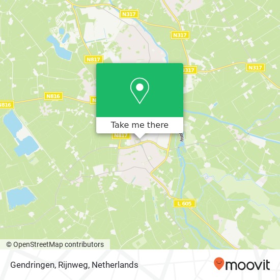 Gendringen, Rijnweg map