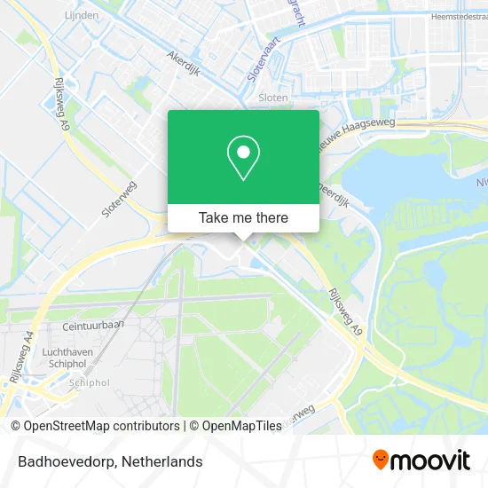 Badhoevedorp map
