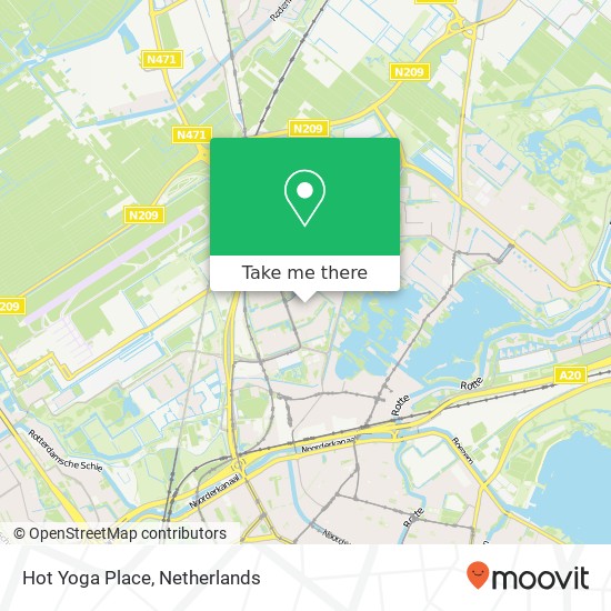 Hot Yoga Place map