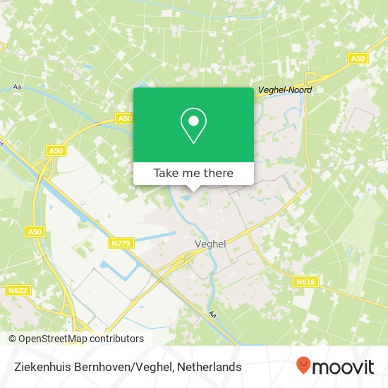 Ziekenhuis Bernhoven/Veghel map